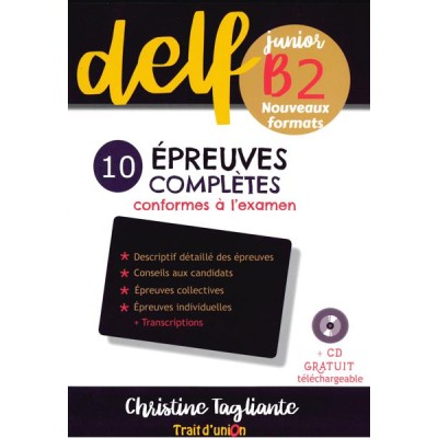 DELF JUNIOR B2 NOUVEAUX FORMATS