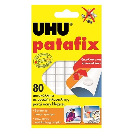 UHU PATAFIX ΑΥΤΟΚΟΛΛΗΤΑ 80τμχ