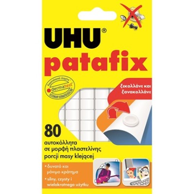 UHU PATAFIX ΑΥΤΟΚΟΛΛΗΤΑ 80τμχ