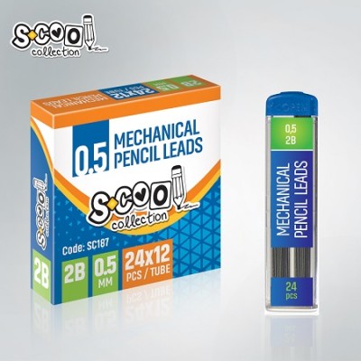 ΜΥΤΕΣ SCOOL ΜΗΧ.ΜΟΛΥΒΙΩΝ 0.5mm 2Β ΣΥΣΚ. 24τμχ