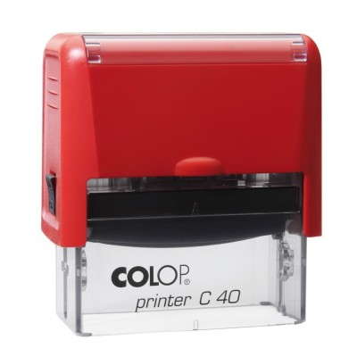 ΣΦΡΑΓΙΔΑ COLOP C40 BLACK PAD KOKKINO