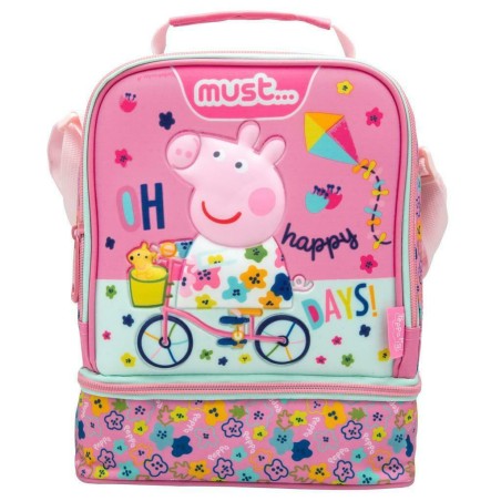 ΤΣΑΝΤΑΚΙ ΦΑΓΗΤΟΥ ΙΣΟΘΕΡΜΙΚΟ 24x12x20 MUST PEPPA PIG HAPPY DAYS