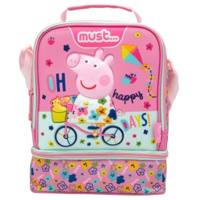 ΤΣΑΝΤΑΚΙ ΦΑΓΗΤΟΥ ΙΣΟΘΕΡΜΙΚΟ 24x12x20 MUST PEPPA PIG HAPPY DAYS
