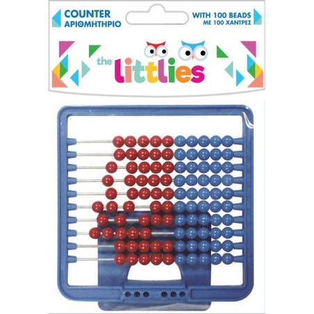 ΑΡΙΘΜΗΤΗΡΙΟ ΠΛΑΣΤΙΚΟ THE LITTLIES 100χάντρες(ΤΥΧ.ΕΠ.ΧΡ.)