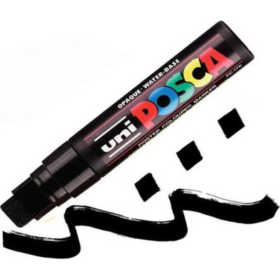 ΜΑΡΚΑΔΟΡΟΣ UNI POSCA PC-17K XLARGE ΜΑΥΡΟ