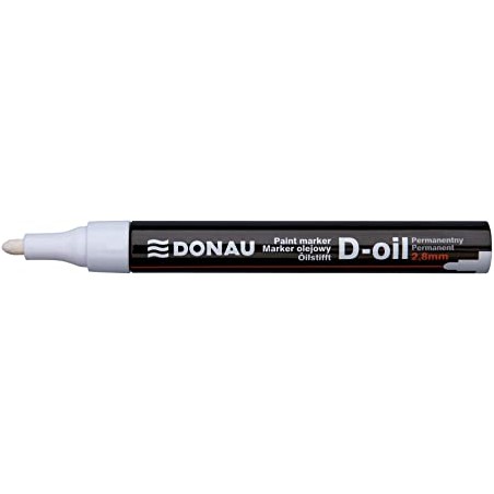 ΜΑΡΚΑΔΟΡΟΣ DONAU PAINT MARKER 2.8mm ΛΕΥΚΟΣ