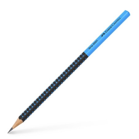 Μολύβι Faber Grip δίχρωμο μαύρο/μπλε