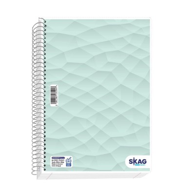 ΤΕΤΡΑΔΙΟ ΣΠΙΡΑΛ SKAG UNIVERSITY LAMINATED A4 5Θ Νο2345 ΔΙΑΦ.ΣΧ.(ΤΥΧ.ΕΠΙΛ.ΣΧ.)