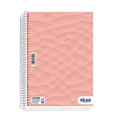ΤΕΤΡΑΔΙΟ ΣΠΙΡΑΛ SKAG UNIVERSITY LAMINATED A4 5Θ Νο2345 ΔΙΑΦ.ΣΧ.(ΤΥΧ.ΕΠΙΛ.ΣΧ.)