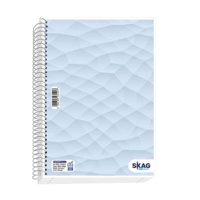 ΤΕΤΡΑΔΙΟ ΣΠΙΡΑΛ SKAG UNIVERSITY LAMINATED A4 5Θ Νο2345 ΔΙΑΦ.ΣΧ.(ΤΥΧ.ΕΠΙΛ.ΣΧ.)