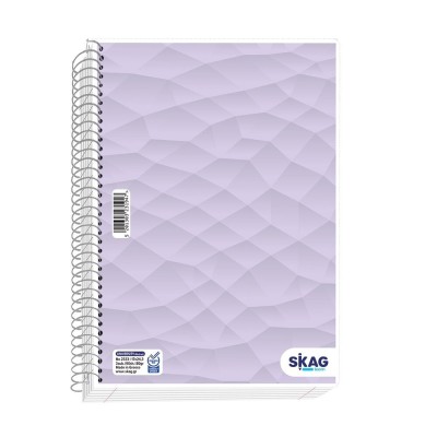 ΤΕΤΡΑΔΙΟ ΣΠΙΡΑΛ SKAG UNIVERSITY LAMINATED A4 5Θ Νο2345 ΔΙΑΦ.ΣΧ.(ΤΥΧ.ΕΠΙΛ.ΣΧ.)