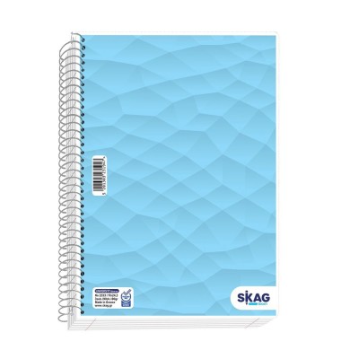 ΤΕΤΡΑΔΙΟ ΣΠΙΡΑΛ SKAG UNIVERSITY LAMINATED A4 5Θ Νο2345 ΔΙΑΦ.ΣΧ.(ΤΥΧ.ΕΠΙΛ.ΣΧ.)