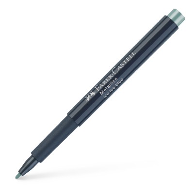 Μαρκαδόρος χειροτ. Faber Metallics ice ice blue