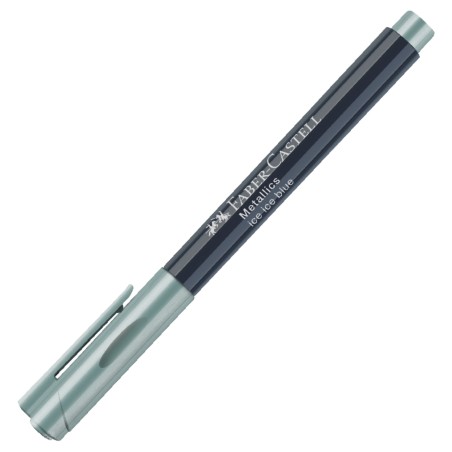 Μαρκαδόρος χειροτ. Faber Metallics ice ice blue