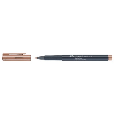 Μαρκαδόρος χειροτ. Faber Metallics copper cabana