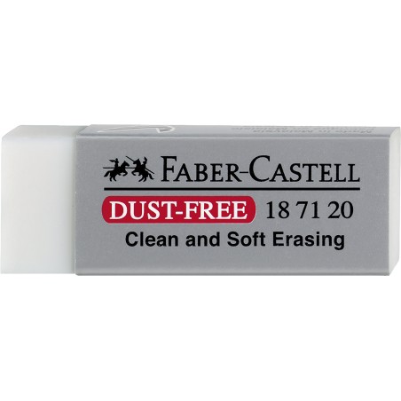 Γόμα Faber Dust Free μεγάλη λευκή 