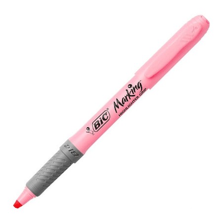 ΜΑΡΚΑΔΟΡΑΚΙ ΥΠΟΓΡΑΜΜΙΣΕΩΣ BIC GRIP PASTEL1.6-3.3mm ΡΟΖ