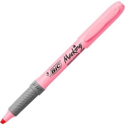 ΜΑΡΚΑΔΟΡΑΚΙ ΥΠΟΓΡΑΜΜΙΣΕΩΣ BIC GRIP PASTEL1.6-3.3mm ΡΟΖ