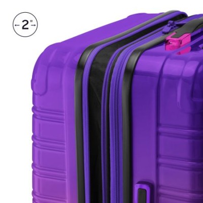 ΒΑΛΙΤΣΑ ABS iFLY ΜΕΓΑΛΗ 76Χ47Χ33cm ΜΕ ΕΠΕΚΤΑΣΗ DEGRADE ΜΩΒ-ΡΟΖ