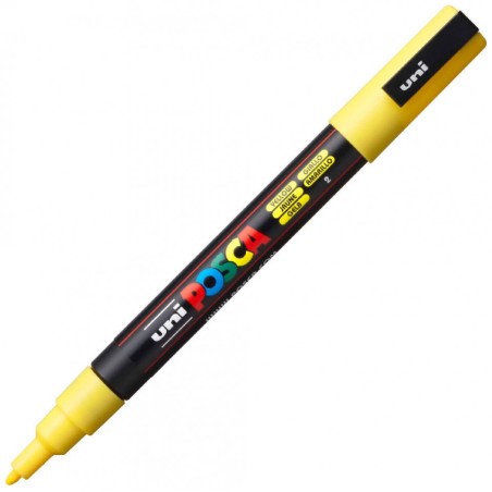 ΜΑΡΚΑΔΟΡΟΣ UNI POSCA PC-5M ΜΕΣΑΙΟ ΚΙΤΡΙΝΟ