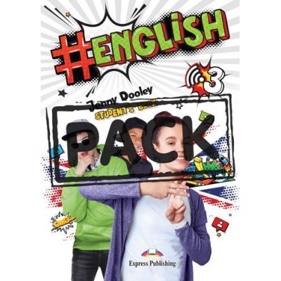 HASHTAG #ENGLISH 3 JUMBO PACK(STUDENT'S BOOK, WORKBOOK, GRAMMAR, COMPANION, READER)