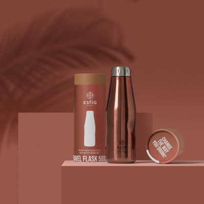 ESTIA TRAVEL FLASK ΜΠΟΥΚΑΛΙ ΘΕΡΜΟΣ 500ml ROSE GOLD