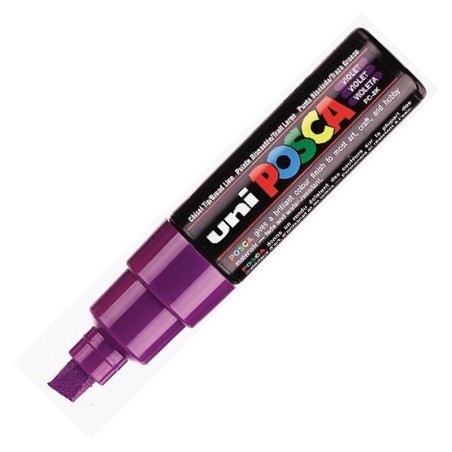ΜΑΡΚΑΔΟΡΟΣ UNI POSCA PC-8K ΧΟΝΔΡΟΣ ΒΙΟΛΕΤΙ