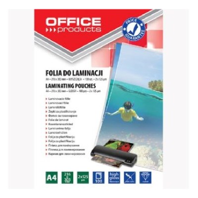 ΖΕΛΑΤΙΝΕΣ ΠΛΑΣΤΙΚΟΠΟΙΗΣΗΣ Α4 OFFICE 2Χ125ΜΙC 100τμχ