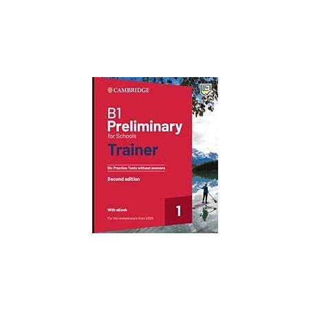 PET PRELIMINARY FOR SCHOOLS TRAINER B1 ST/BK W/O ANSWERS(+AUDIO+EBOOK) 2022