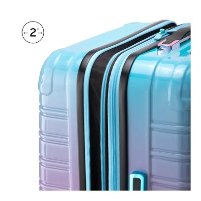 ΒΑΛΙΤΣΑ ABS iFLY ΜΕΓΑΛΗ 76Χ47Χ33cm ΜΕ ΕΠΕΚΤΑΣΗ DEGRADE ΓΑΛΑΖΙΟ-ΡΟΖ