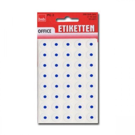 ΕΤΙΚΕΤΕΣ ΣΧΟΛΙΚΕΣ ΡΟΔΕΛΕΣ OFFICE 13mm-5sh-200pcs 