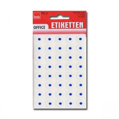 ΕΤΙΚΕΤΕΣ ΣΧΟΛΙΚΕΣ ΡΟΔΕΛΕΣ OFFICE 13mm-5sh-200pcs 