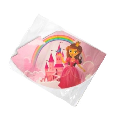 ΚΑΠΕΛΟ ΧΑΡΤΙΝΟ ΓΙΑ PARTY PRINCESS 16cm ΣΥΣΚ.6τμχ