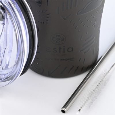 ESTIA COFFEE MUG ΠΟΤΗΡΙ ΘΕΡΜΟΣ 350ml NOIR ECHO