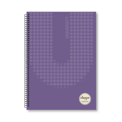 ΤΕΤΡΑΔΙΟ ΣΠΙΡΑΛ A4 3Θ 90Φ SHAPE UNIVERSITY