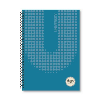 ΤΕΤΡΑΔΙΟ ΣΠΙΡΑΛ A4 3Θ 90Φ SHAPE UNIVERSITY
