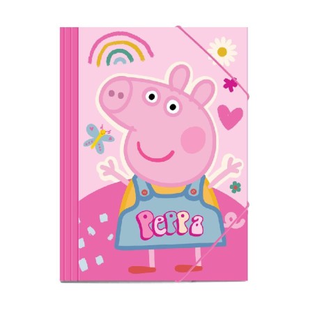 ΦΑΚΕΛΟΣ ΛΑΣΤΙΧΟ ΧΑΡΤΙΝΟΣ 25x35cm PEPPA PIG