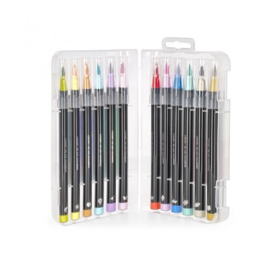 ΣΕΤ ΜΑΡΚΑΔΟΡΟΙ 12τμχ LEGAMI BRUSH MARKERS PASTEL BUMA0002