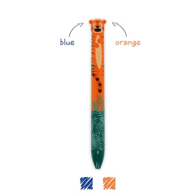 ΣΤΥΛΟ BALLPOINT LEGAMI CLICK-CLACK 2χρ. ΜΠΛΕ-ΠΟΡΤΟΚΑΛΙ TIGER