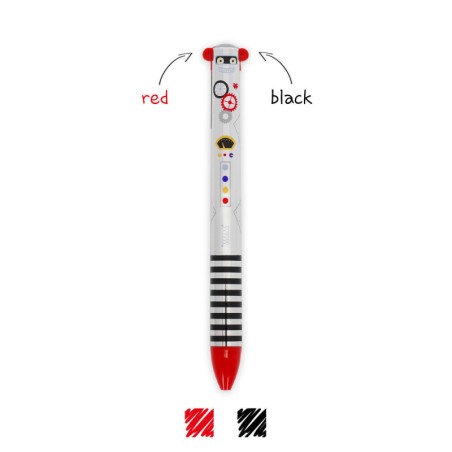 ΣΤΥΛΟ BALLPOINT LEGAMI CLICK-CLACK 2χρ. ΜΑΥΡΟ-ΚΟΚΚΙΝΟ ROBOT