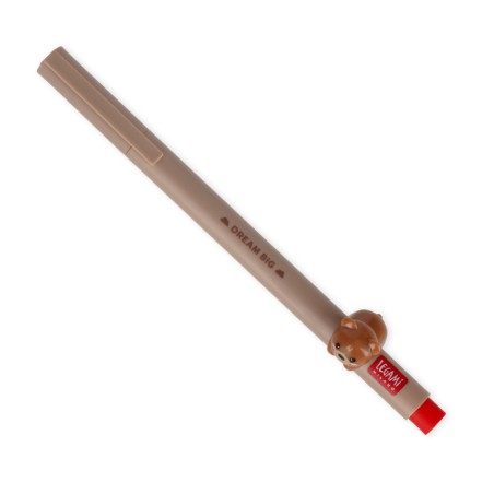 ΣΤΥΛΟ GEL 0.5mm LEGAMI ΔΙΑΚΟΣΜΗΤΙKO ΖΩΑΚΙ LOVELY FRIENDS BEAR ΚΟΚΚΙΝΗ ΓΡΑΦΗ 