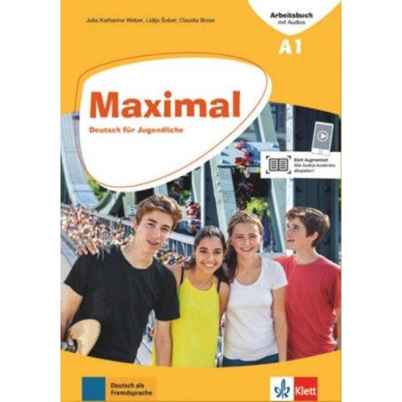MAXIMAL  A1 ARBEITSBUCH (+AUDIO ONLINE+KLETT-BOOK APP)