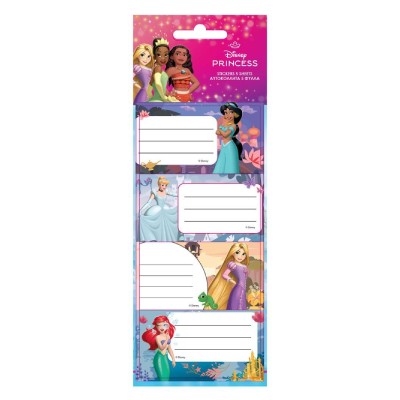 ΑΥΤΟΚΟΛΛΗΤΕΣ ΕΤΙΚΕΤΕΣ DISNEY PRINCESS 20τμχ 5Φ