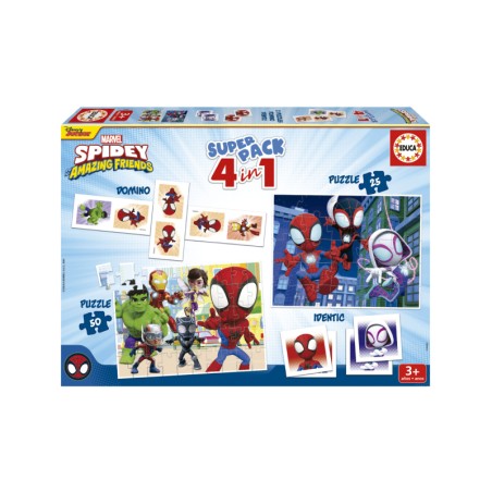 SUPERPACK 4in1 EDUCA SPIDEY AND HIS AMAZING FRIENDS 