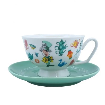 ALICE IN WONDERLAND-CUP AND SAUCER SET 