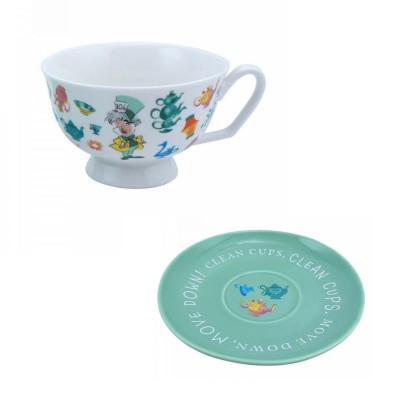 ALICE IN WONDERLAND-CUP AND SAUCER SET 