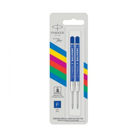ΑΝΤΑΛΛΑΚΤΙΚΟ PARKER ECONOMY REFILL BPen FINE ΣΕΤ 2τμχ ΜΠΛΕ