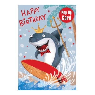 POP UP ΕΥΧΕΤΗΡΙΑ ΚΑΡΤΑ HAPPY BIRTHDAY ΚΑΡΧΑΡΙΑΣ