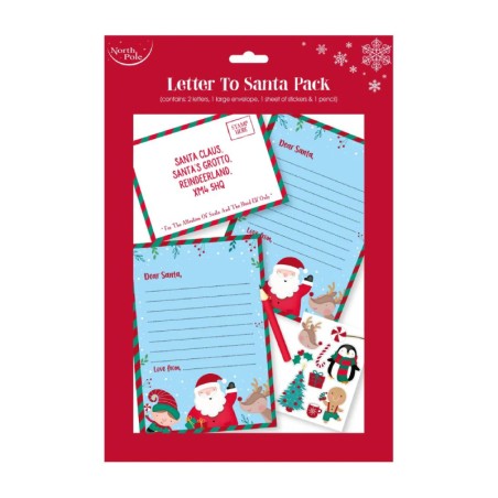 ΓΡΑΜΜΑ ΣΤΟΝ ΑΓΙΟ ΒΑΣΙΛΗ-LETTER TO SANTA PACK
