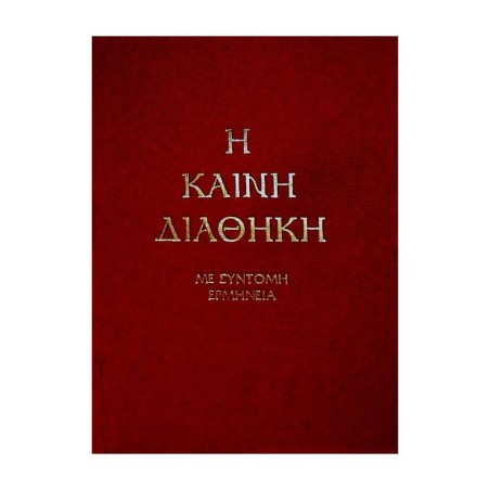ΚΑΙΝΗ ΔΙΑΘΗΚΗ ΜΕ ΕΡΜΗΝΕΙΑ (ΔΗΜΟΤΙΚΗ)(ΠΑΝ.Ν.ΤΡΕΜΠΕΛΑ)